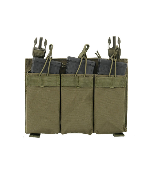 Buckle Up Triple 5.56 Panel pouch - OD