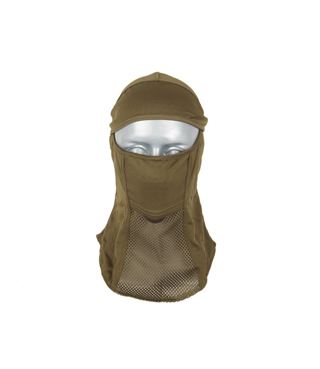 Balaclava With Rubber Nose/Mouth Protector - Tan