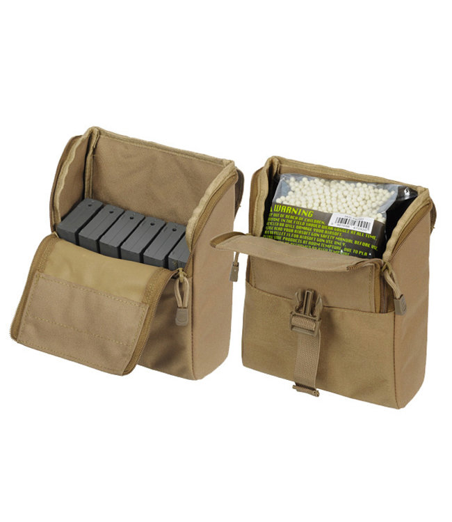 Multifunctionele Grote Mag Pouch - Tan