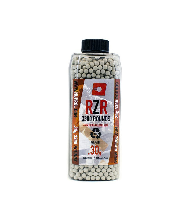 RZR 0.30G High Precision Bio BB Wit (3300rds)