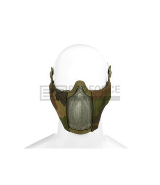 Invader Gear Mk.II Steel Half Face Mask - Woodland