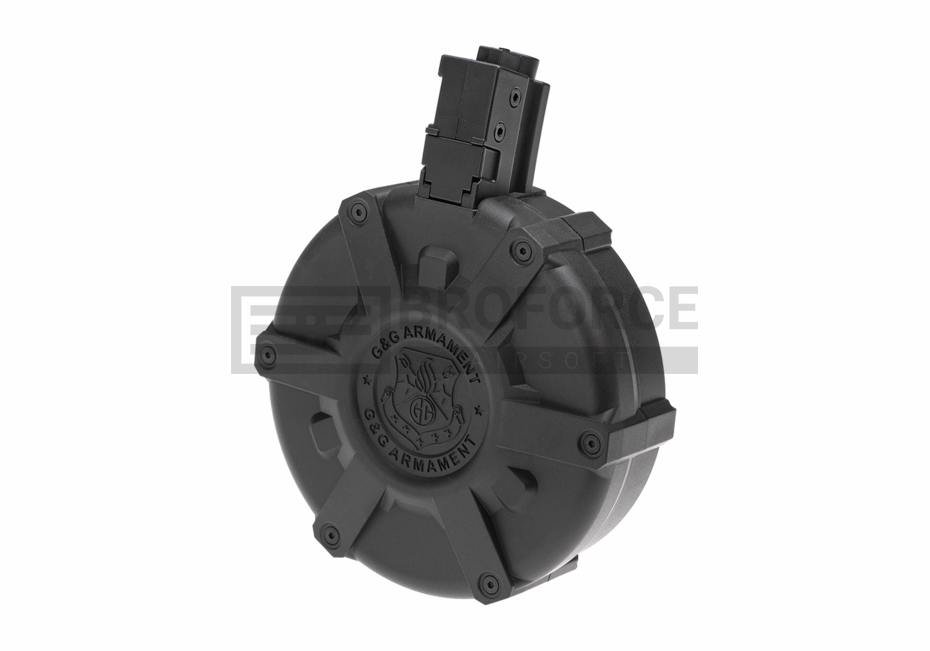 G&G Armament Drum Mag MP5 1500rds Broforce Airsoft