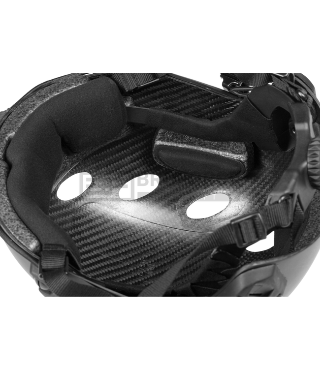 FAST Helmet PJ Carbon Fiber Version - Zwart