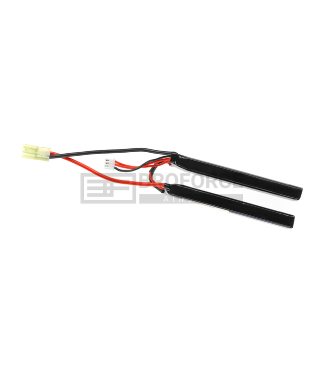 Pirate Arms Twin Type Lipo batterij 7.4V 20C burst 2200mAh - Mini Tamiya