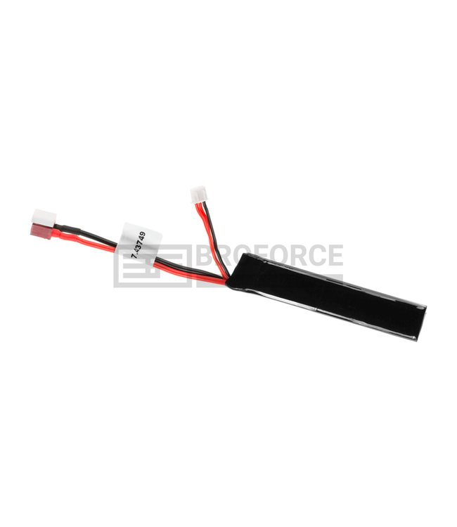 LiPo 7.4V 1100mAh 20C Stock Tube Type - Deans