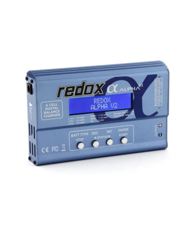 Redox Alpha V2 battery charger COMBO (met voeding)