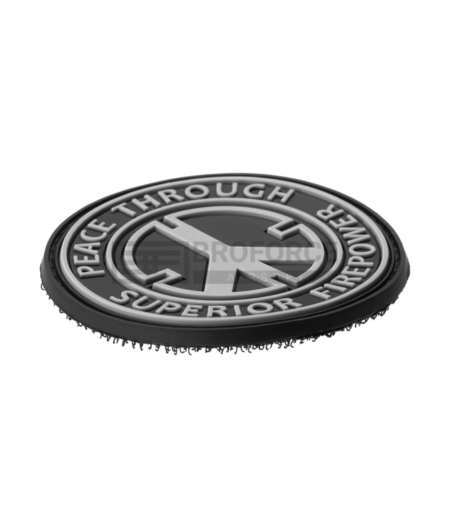 Peace Rubber Patch - Black