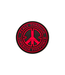 JTG Peace Rubber Patch - Rood