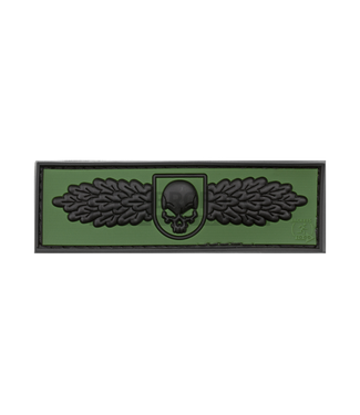 JTG SOF Skull Badge Rubber Patch - OD