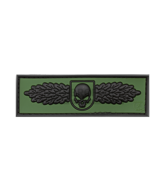 SOF Skull Badge Rubber Patch - OD