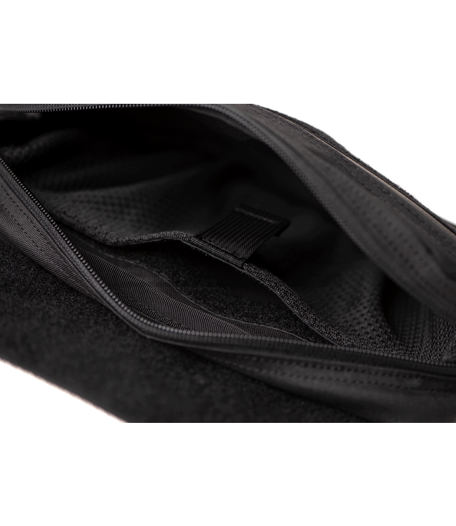 Drop Down Velcro Utility Pouch - Zwart