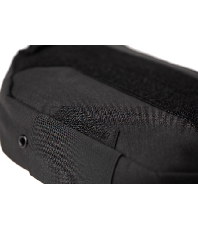 Drop Down Velcro Utility Pouch - Black