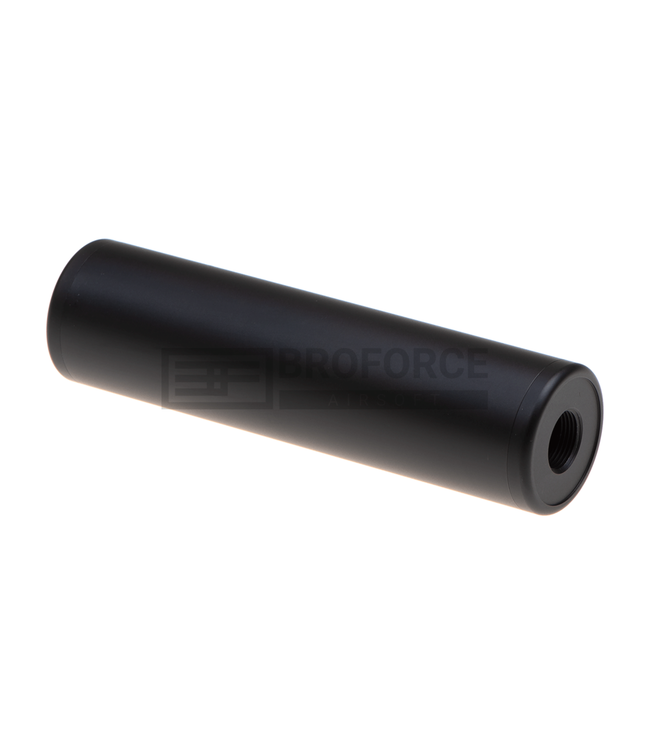 130x35mm Smooth Silencer - Zwart