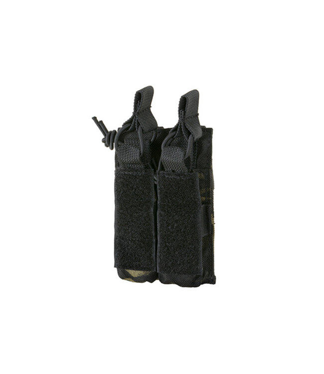 Open top double pistol magazine pouch - Multicam Black