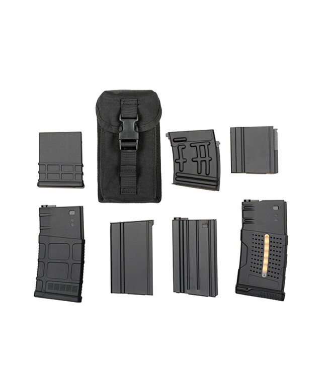 Sniper Rifle Single Magazine Pouch - Zwart