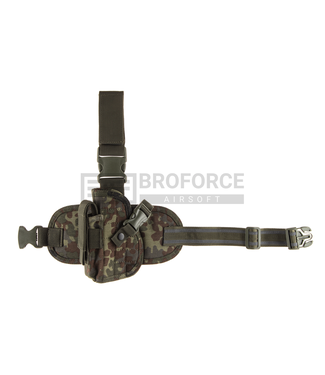 Invader Gear Dropleg Holster Left - Flecktarn