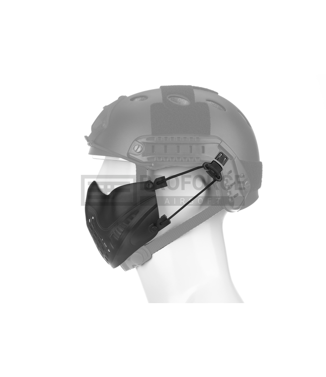 Invader Gear Mk.II Lightweight Half Face Mask - Black