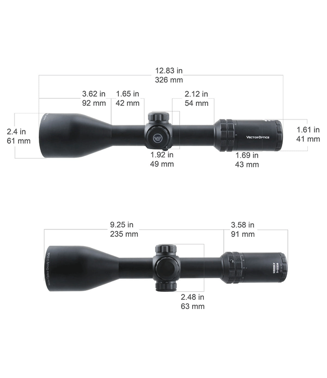Vector Optics Grizzly 3-12x56