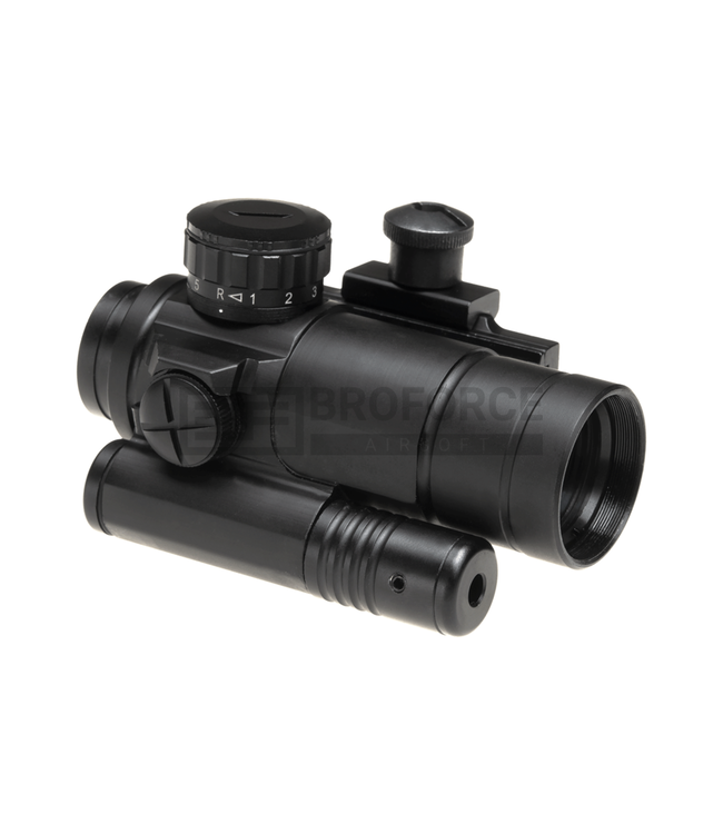 Aim-O M4 Red Dot with Laser - Black