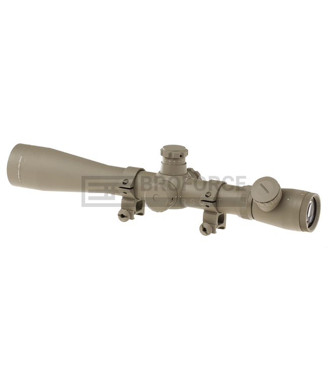 Aim-O 3.5-10x40E-SF Sniper Rifle Scope - Desert