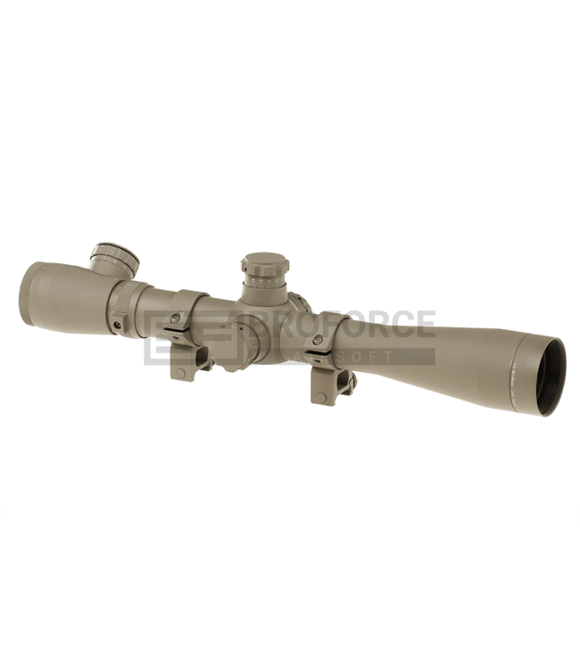 Aim-O 3.5-10x40E-SF Sniper Rifle Scope - Desert