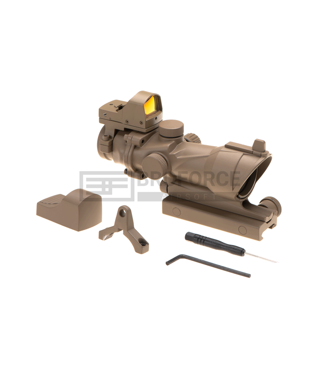 Aim-O 4x32IR Combo Combat Scope - Desert