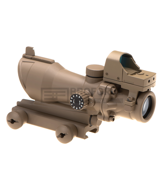 Aim-O 4x32IR Combo Combat Scope - Desert