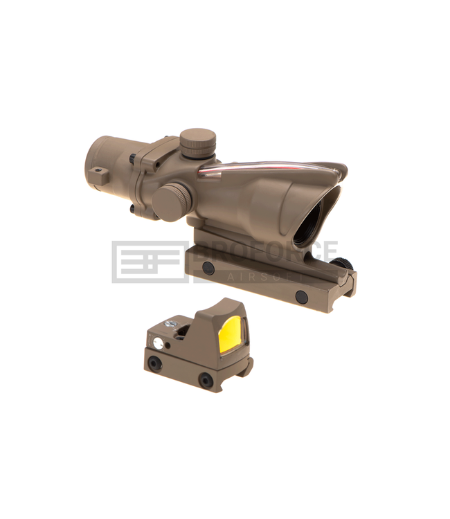 Aim-O 4x32C Combo Combat Scope Fiber - Desert