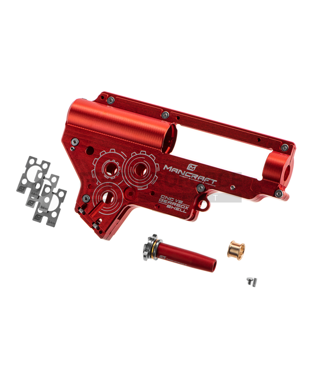 Mancraft CNC Gearbox V2 8mm QSC - Red