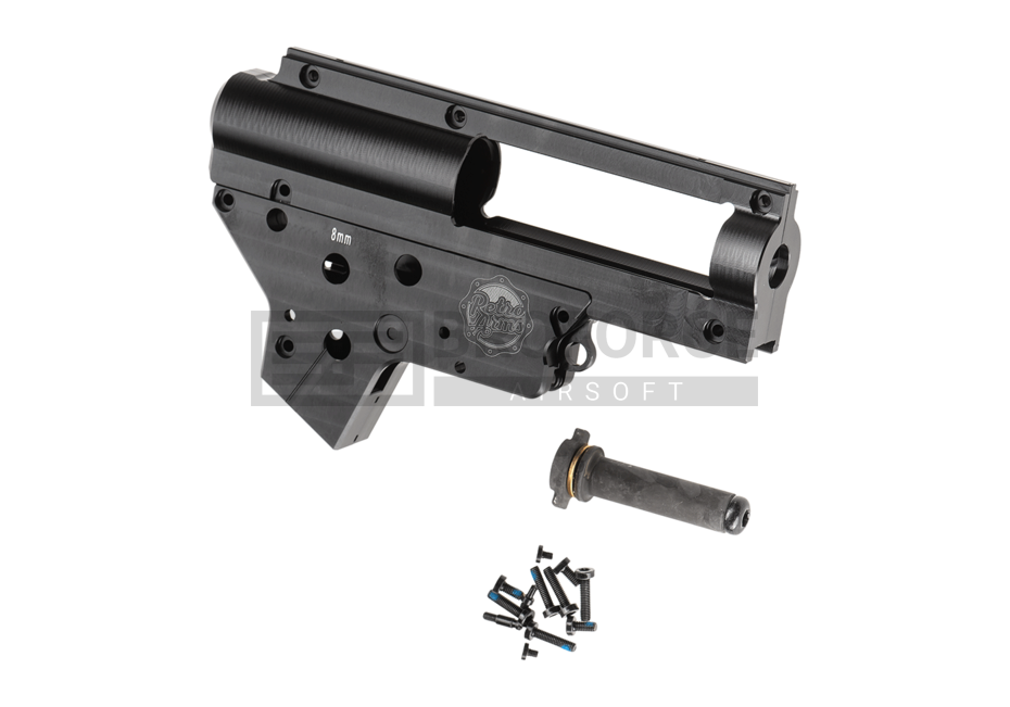 レトロアームズ CNC Split Gearbox V2 - QSC Retro Arms CNC Split Gearbox V2 8mm QSC - Broforce Airsoft Supplies