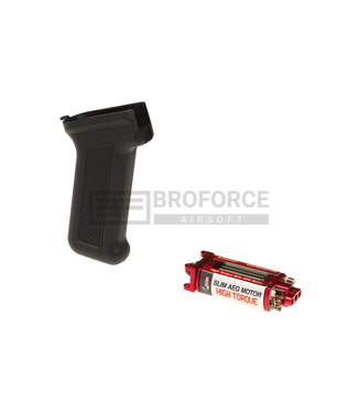 Ares High Torque Slim Motor + AK Slim Pistol Grip - Black