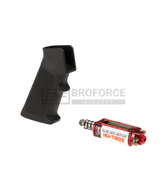 Ares High Torque Slim Motor + M4 Slim Pistol Grip - Black