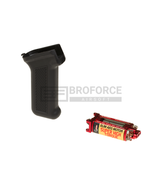 Ares Super High Torque Slim Motor + AK Slim Pistol Grip - Black