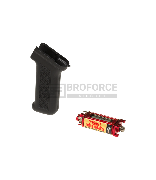 Ares Super High Torque Slim Motor + AK Slim Pistol Grip - Black