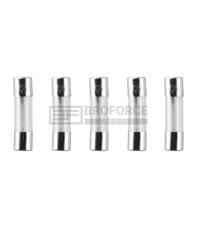 Nimrod Glass Type Fuse 5x20mm 25A 5pcs