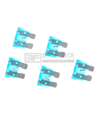 Nimrod Normal Type Fuse 15A 5pcs - Blue Nimrod Normal Type Fuse 15A 5pcs - Blue