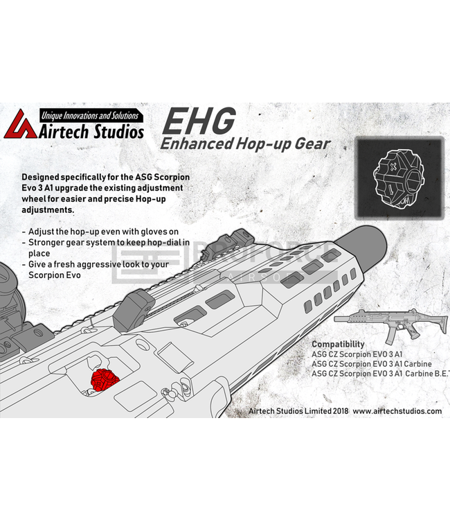 Airtech Studios EHA Enhanced Hop Up Adjustment ASG Evo3 A1