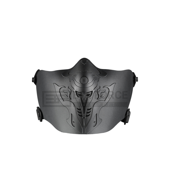 Amomax Ferro Polymer Half Face Mask - Black