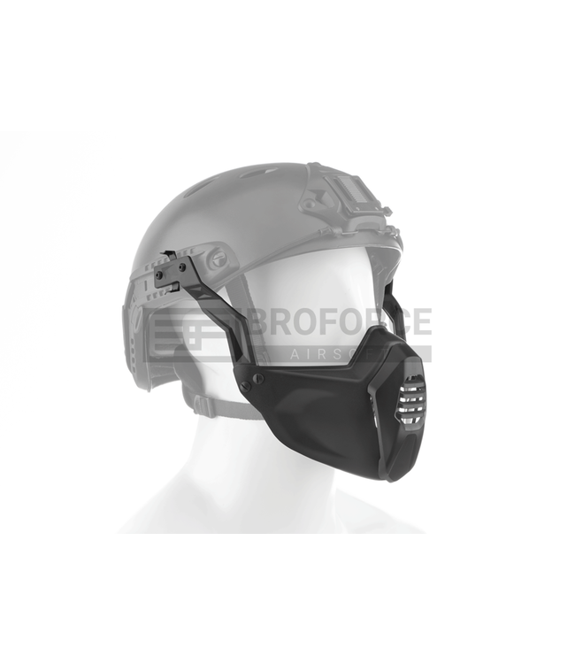 FMA Half Mask for FAST Helmet - Black