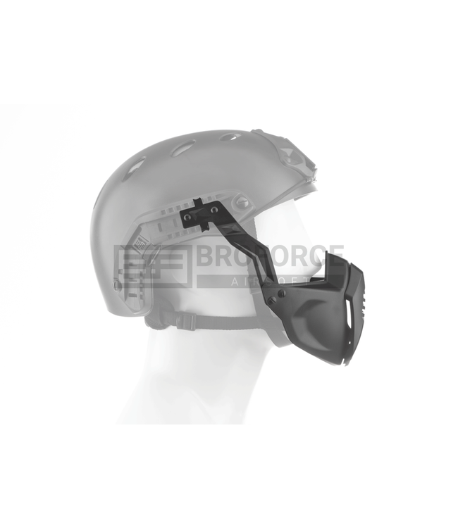 FMA Half Mask for FAST Helmet - Black