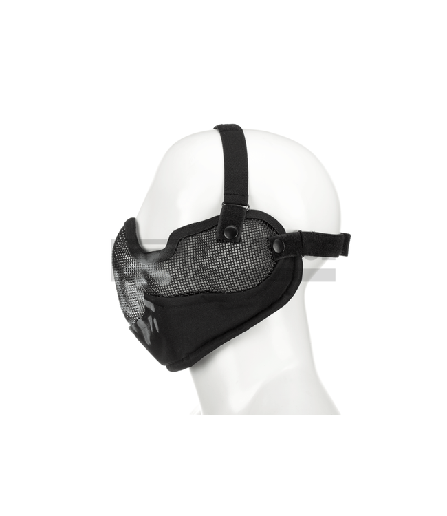 Invader Gear Steel Face Mask Death Head - Black