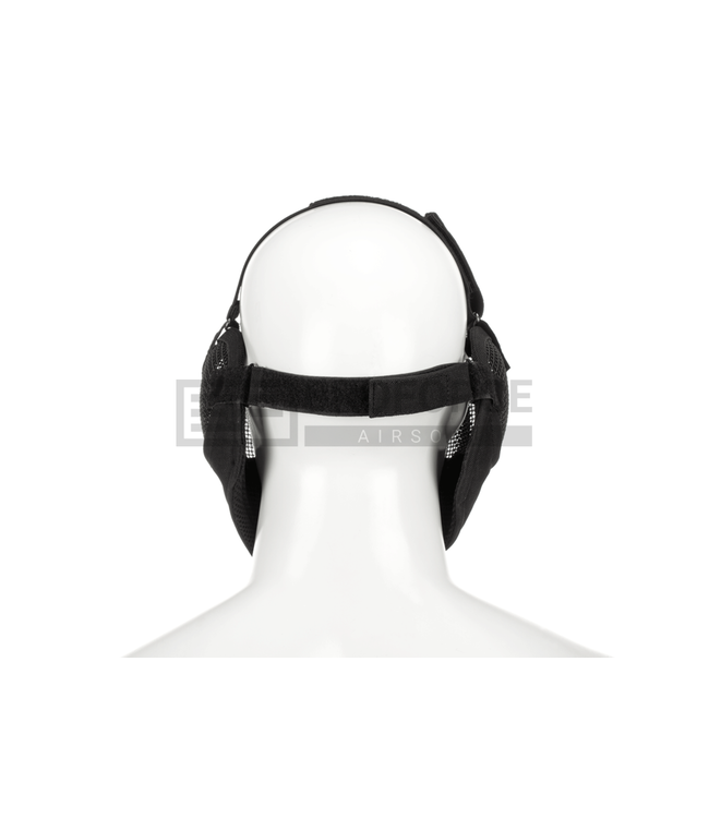 Invader Gear Steel Face Mask Death Head - Black