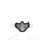 Invader Gear Steel Half Face Mask - Black Invader Gear Steel Half Face Mask - Black