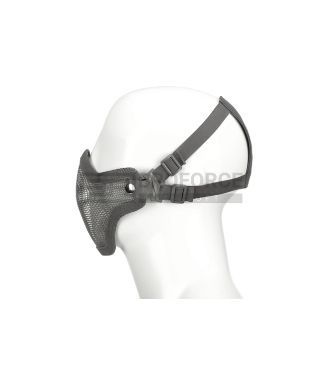 Invader Gear Steel Half Face Mask - Grey