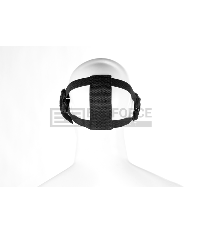 Invader Gear Steel Half Face Mask Death Head - Black