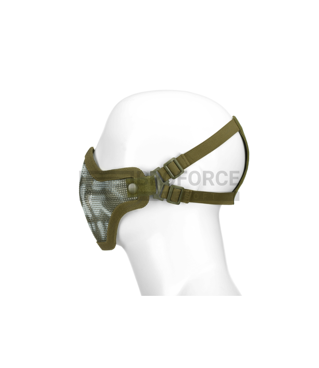 Invader Gear Steel Half Face Mask Death Head - OD