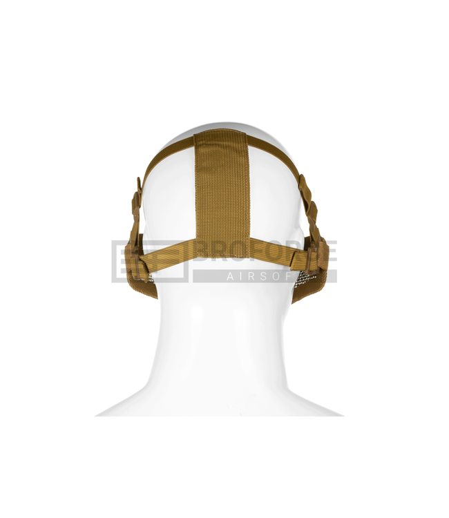 Invader Gear Steel Half Face Mask Death Head - Tan