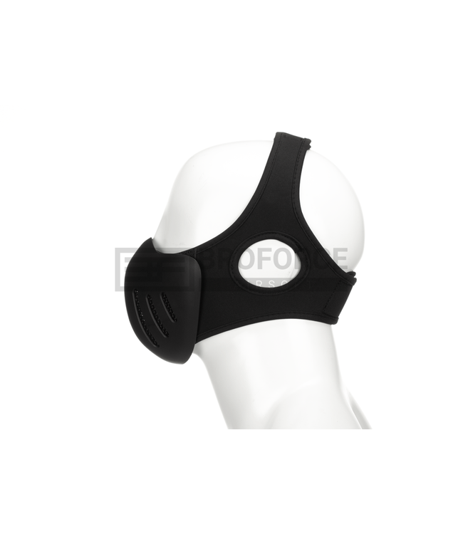 Pirate Arms Trooper Half Face Mask - Black