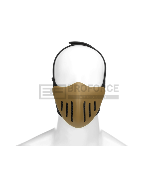 Pirate Arms Trooper Half Face Mask - Dark Earth