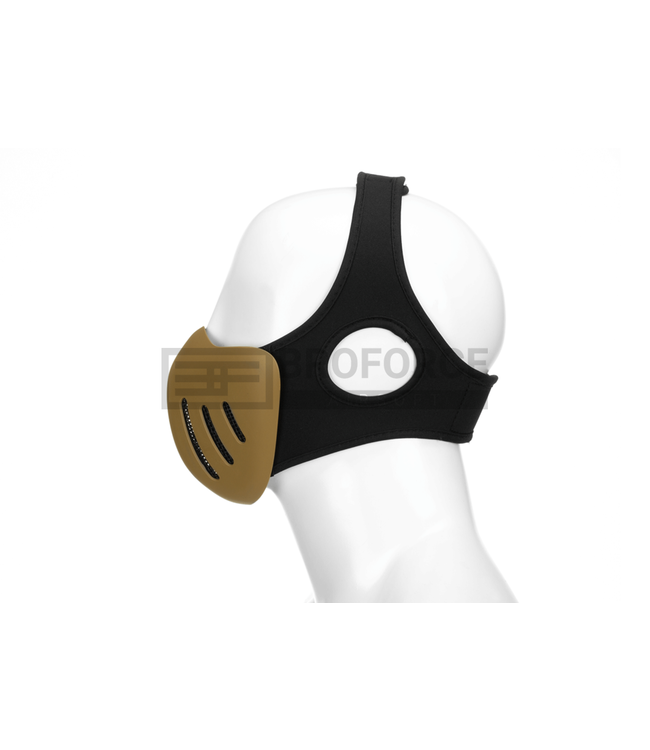 Pirate Arms Trooper Half Face Mask - Dark Earth